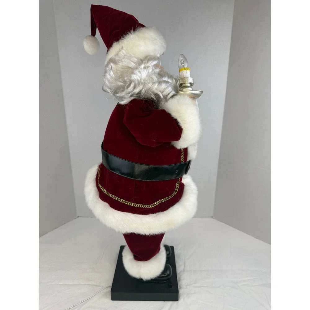 Vintage Traditions Deluxe Animated Santa with Light and Music 16 Holiday Tunes‎